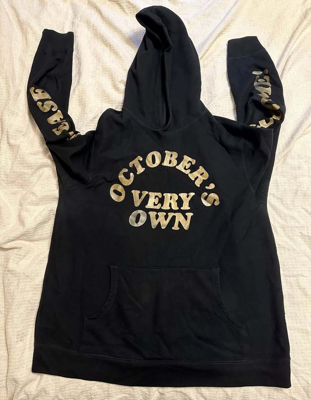 OVO October's Very Own Welcome October Hoodie XX-Large Black Gold Embroidered